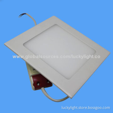 Square 60x60cm Ultra-thin Panel LED Light with 100-240V AC, 80lm/W, Dimmable